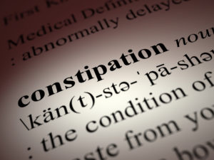 Constipation definion on Dictionary page
