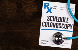 Doctor's orders reminder for colonoscopy exam