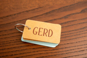 Notes with the word GERD for Gastroesophageal reflux disease.